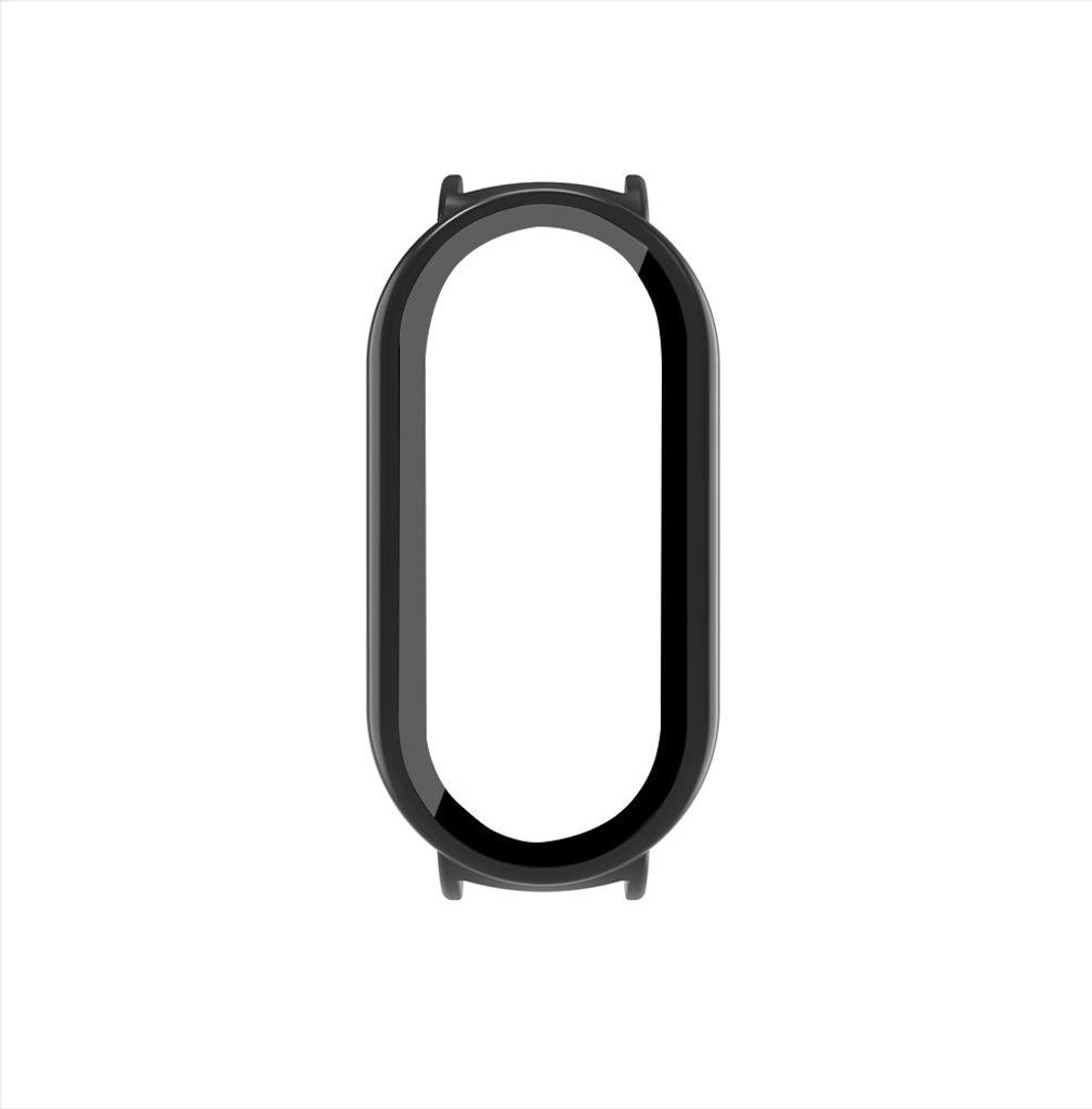 INF Schwarzes PC Uhrengehäuse mit H9 Glas für Xiaomi Band 10