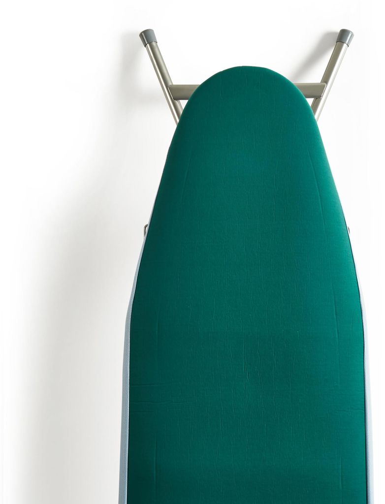 Bügelbrettbezug L 129x39x1 cm grün Polyester Aluminium