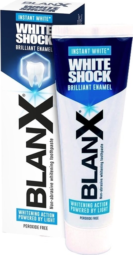 BlanX White Shock Dentifricio sbiancante brillante per Immagine del prodotto 