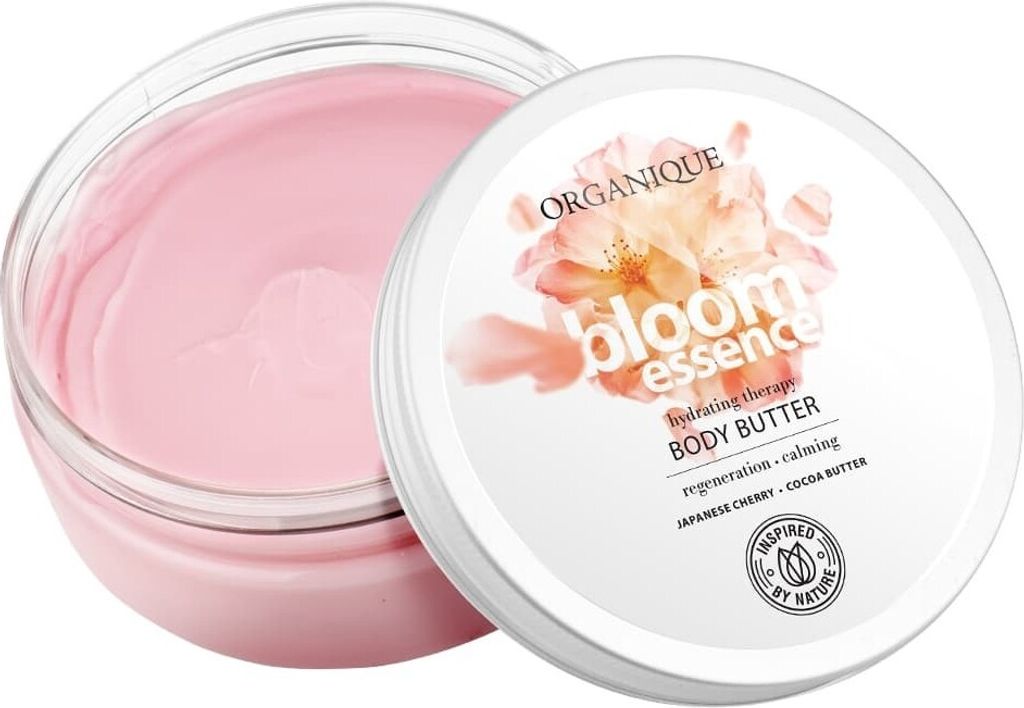 BLOOM ESSENCE FEUCHTIGKEITSSPENDENDE KÖRPERBUTTER 200 ml – ORGANIQUE