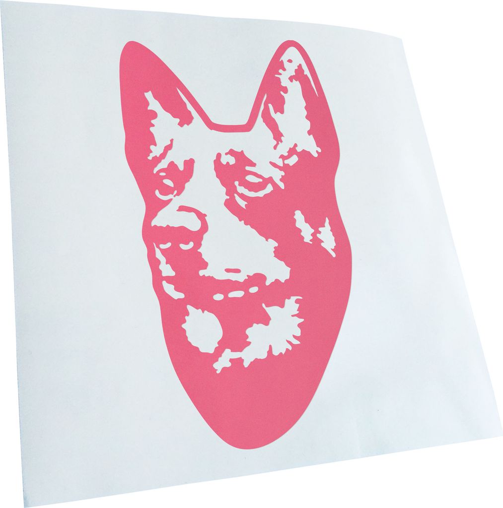 Kiwistar - Autoaufkleber - lancashire heeler Hund - Hellrosa - 40x22cm - Aufkleber für Auto, Laptop, Fahrrad, LKW, Motorrad mehrfarbig JDM Decal R...