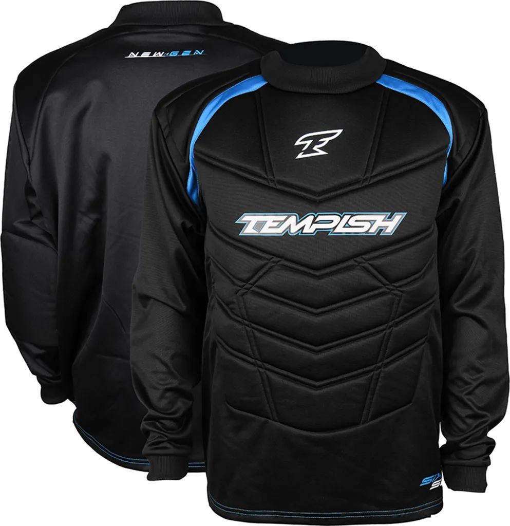 Maillot de protection Floorball rembourré Noir 130 cm Sixth Sense T1.0