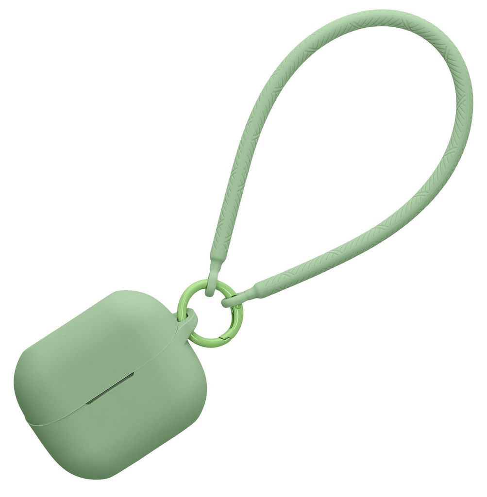 kwmobile Hülle kompatibel mit Samsung Galaxy Buds 3 / Galaxy Buds 3 Pro Kopfhörer - Silikon Schutzhülle Etui Case Cover - mit Handschlaufe Match...