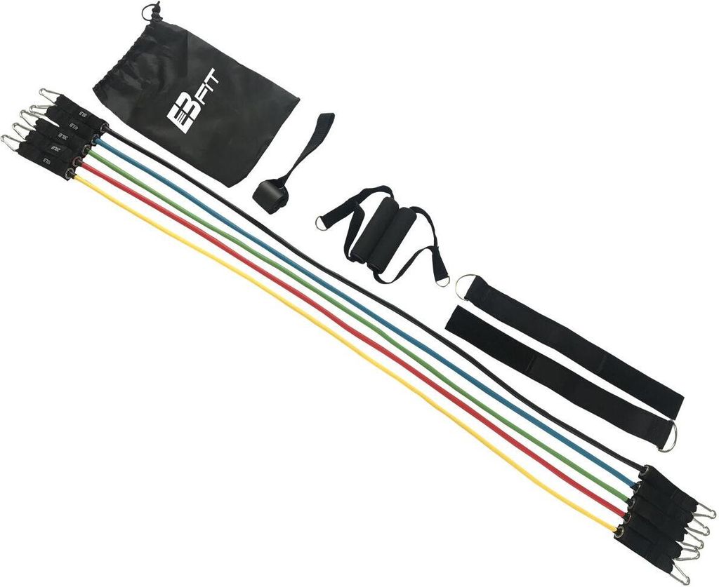 Satz von 5 Crossfit Übungsbändern Yoga EB FIT Produktbild 