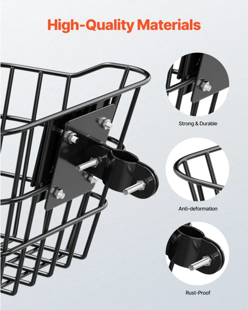 Panier de roue avant pour scooter de mobilité avec fixation renforcée - 5