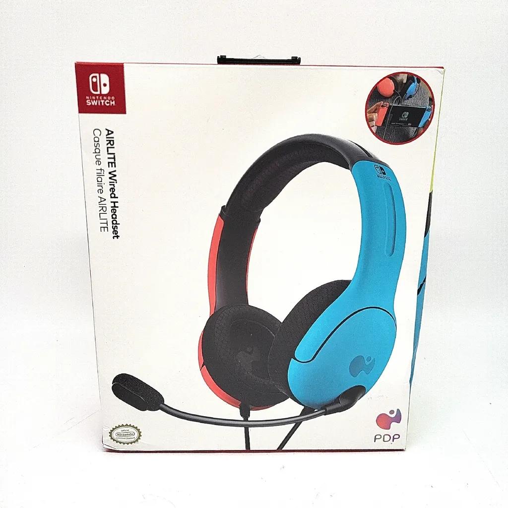 Casque Stéréo LVL40 PDP 500-162-EU-BLRD pour Nintendo Switch Bleu et Rouge - 19