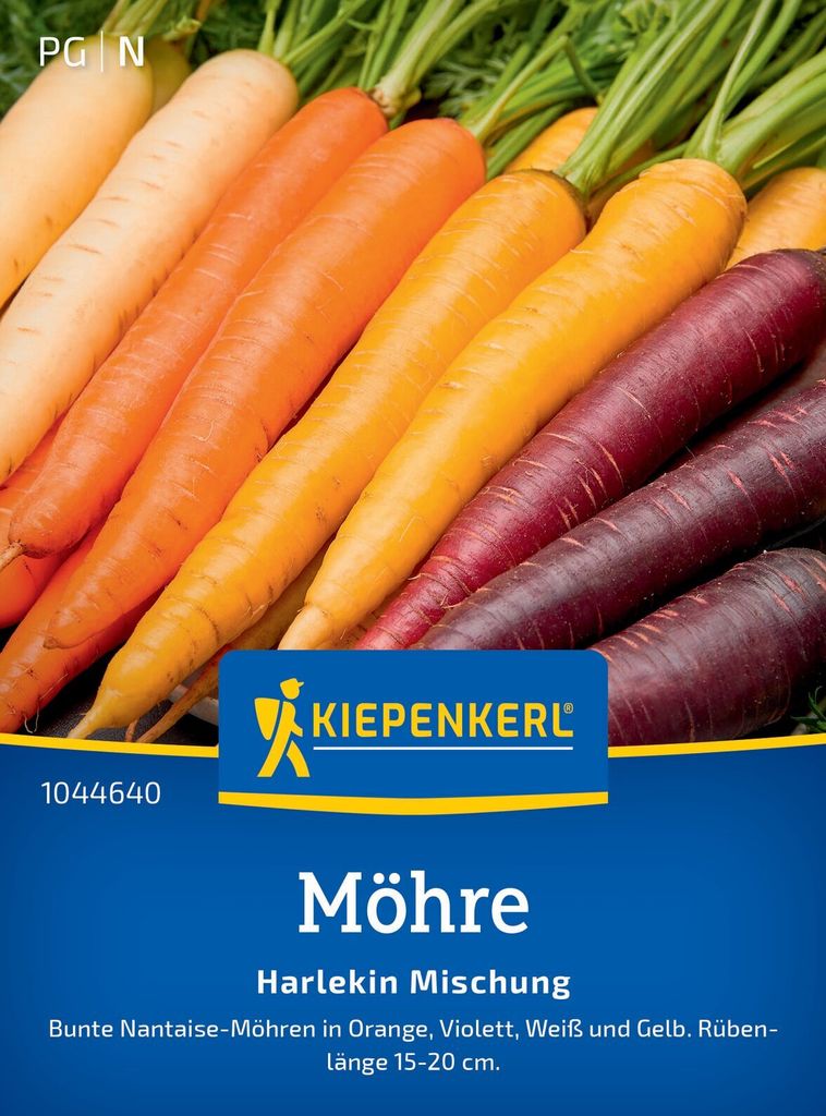 Kiepenkerl Möhrensamen Harlekin F1 6 bis 7 lfd. Meter