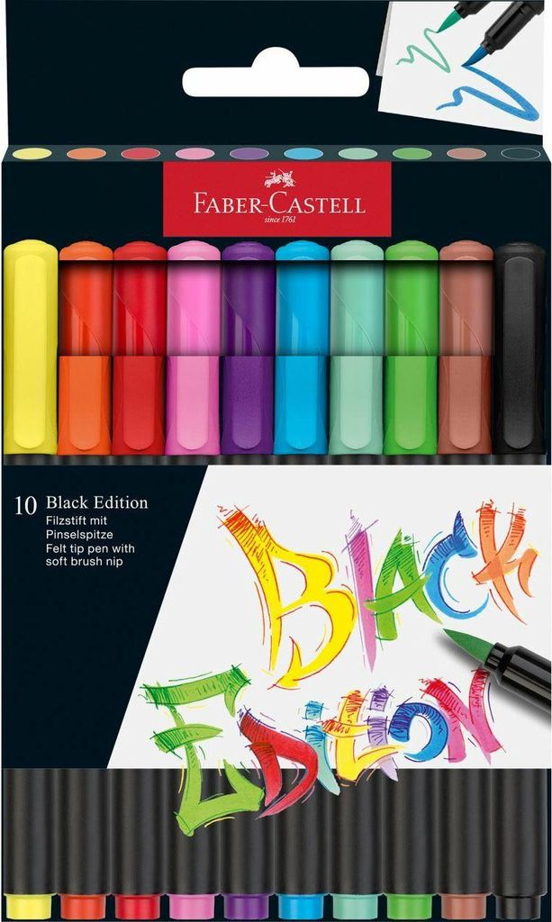 Faber Castell 116451 Set di Matite con Punta in Feltro 10 Immagine del prodotto 