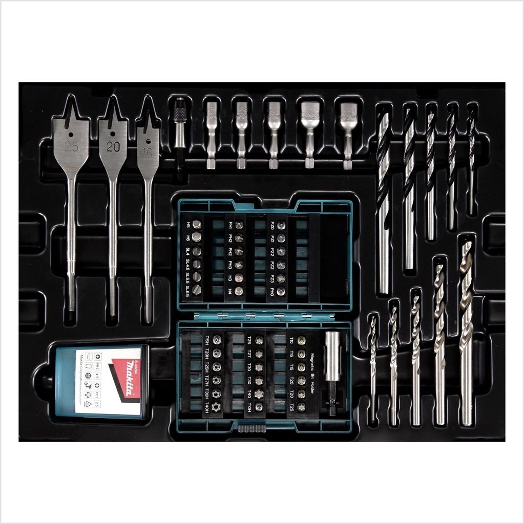Makita Bohrer-Bit-Set 66-tlg Steckschlüssel Metall Holz Produktbild 18