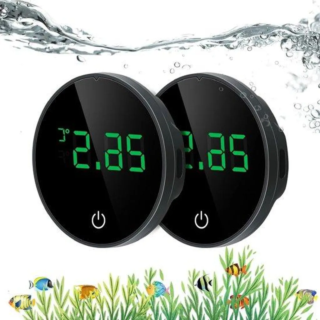 Thermomètre de Précision pour Aquarium et Terrarium - Pack de 2 Unités