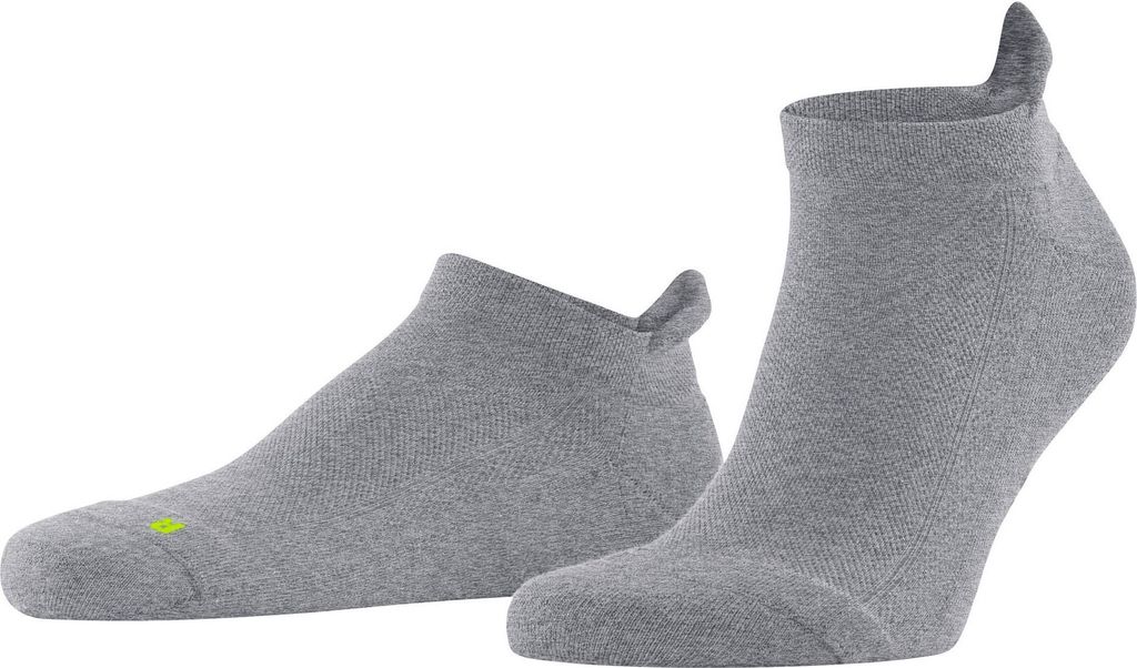FALKE Unisex Sneakersocken - Cool Kick, Socken, Polyester, einfarbig, kurz Hellgrau 42-43