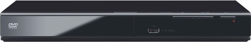 A front view of a Panasonic DVD player.