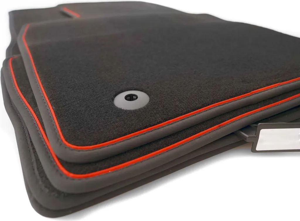 Offerta Tappetini Mazda CX-5 2012-2017 Velluto Nero Bordo Rosso