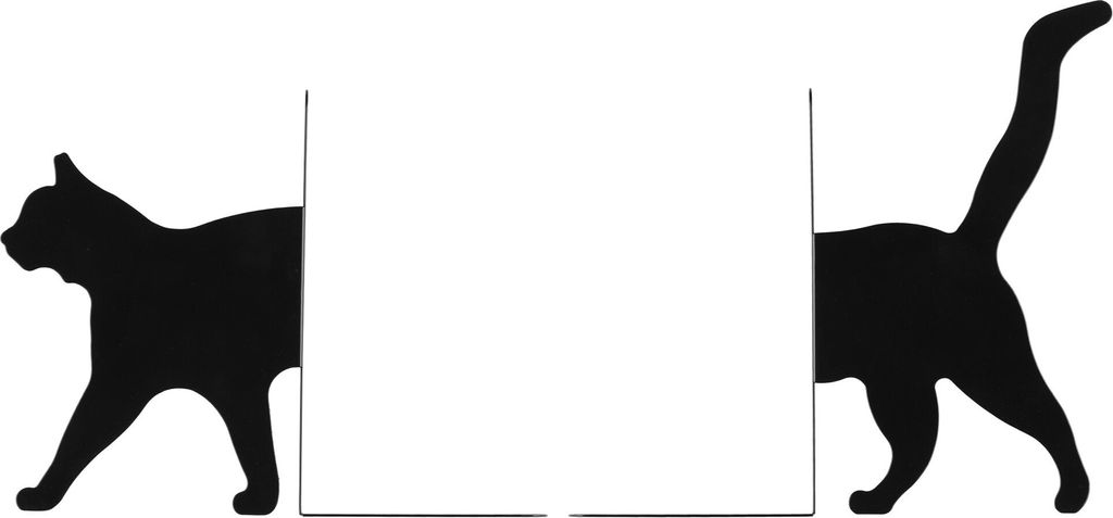 Buchstütze mit Katze