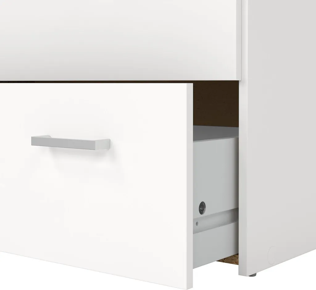 Commode SPACE Buffet Sideboard Blanc Mat pour Salon et Chambre Moderne - 7
