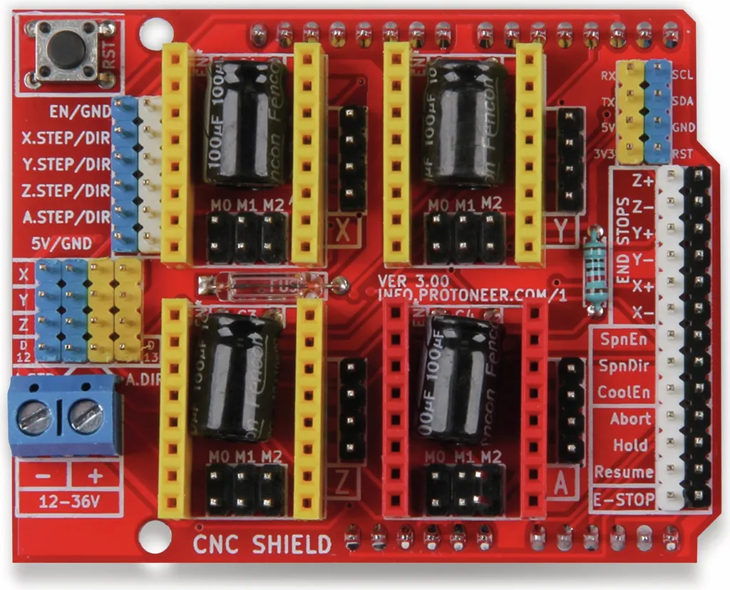 Modulo di Controllo CNC ARD-CNC-Kit1 - Shield Arduino per Automazione - 4