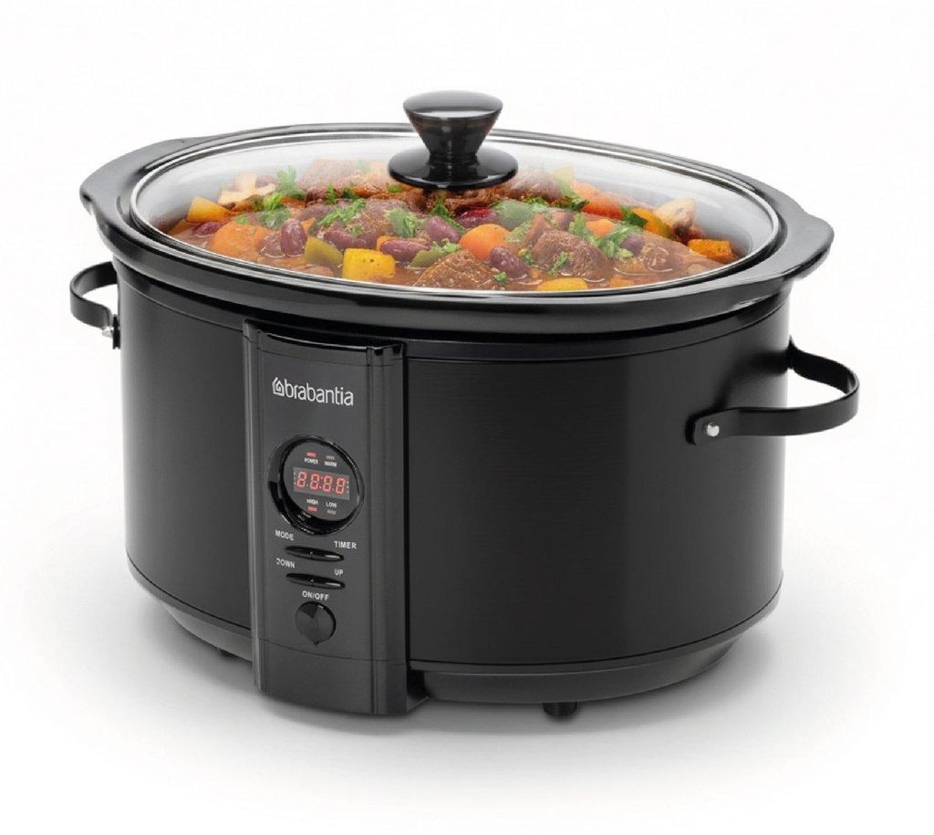 Brabantia BBEK1083MB, Schwarz, 6,5 l, Tasten, Glas, 320 W