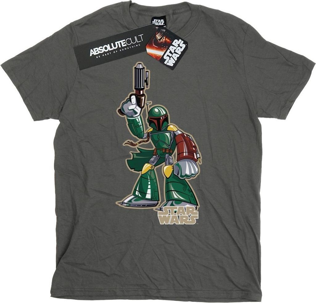 Star Wars - T-Shirt für Herren BI51955 (L) (Holzkohle)