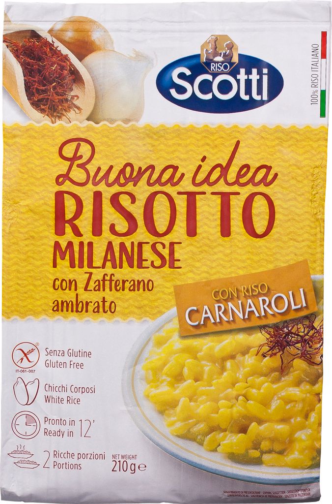 Scotti Risotto alla Milanese / mit Safran 210 gr. Produktbild 
