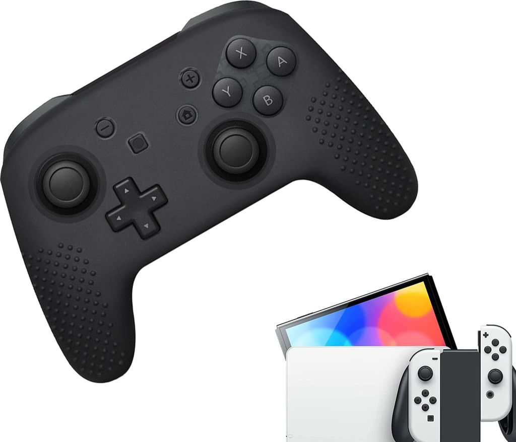 Hüllen & Skins für Nintendo Switch 1 – Performance-Gaming-Hülle – Soft Grip-Abdeckungen – Anti-Rutsch-Zubehör für Pro-Controller – Sch...