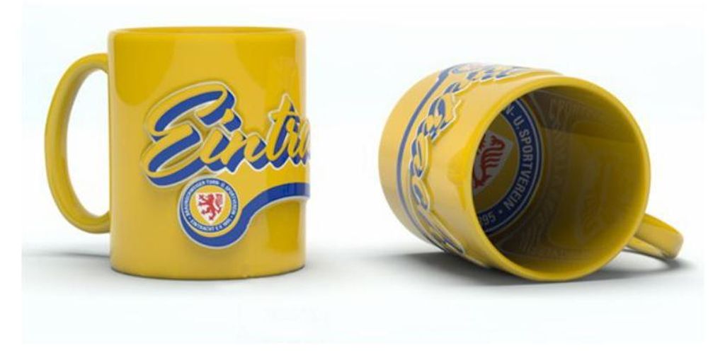 Eintracht Braunschweig Tasse Retro Relief