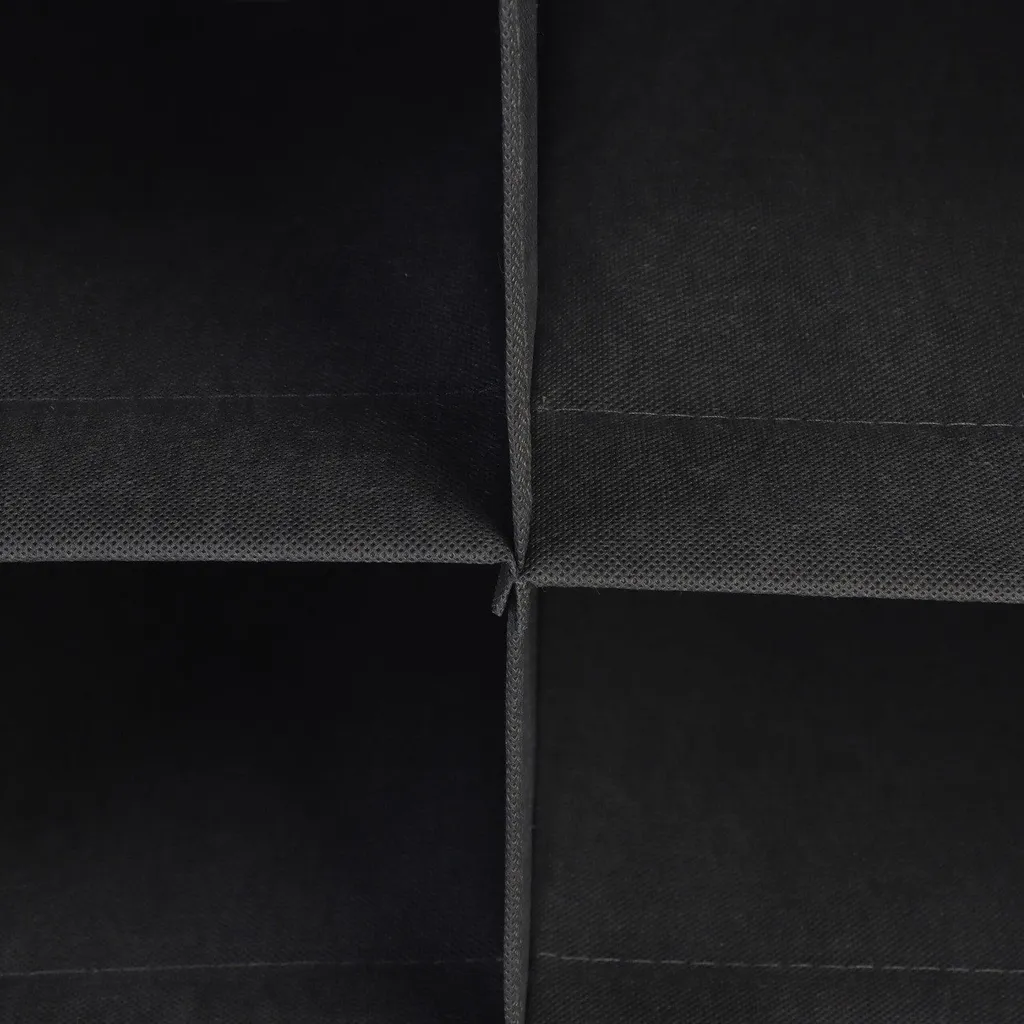 Étagère à chaussures pliable en tissu 16 compartiments pour le camping