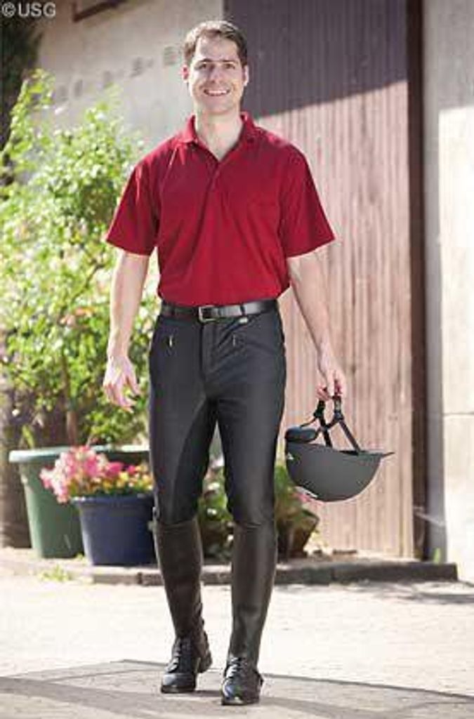 USG Reithose Hose Herren Herrenreithose Malte anthrazit schwarz, Größe:50