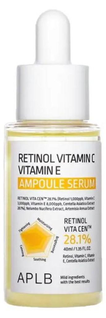 APLB – Retinol-Vitamin-C-Vitamin-E-Ampullen-Serum, 40 ml Produktbild 