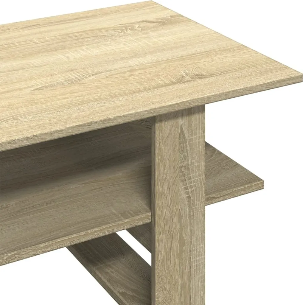 Tavolino Soggiorno Famiglia Rovere Sonoma - 102x55x42 cm Pratico - 5