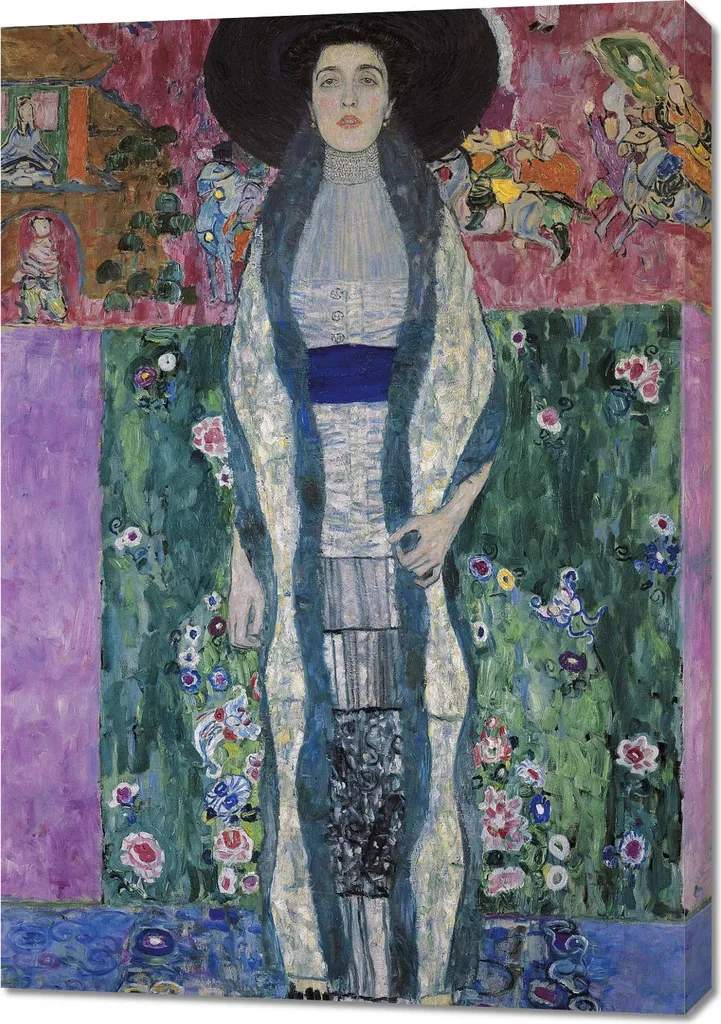 Décoration Murale Toile Gustav Klimt Adele Bloch-Bauer II 70 x 100 cm