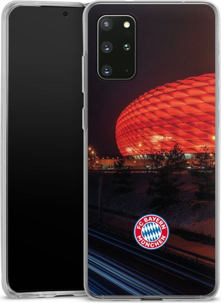 DeinDesign Handyhülle für Samsung Galaxy S20 Plus Silikon Hülle Case Smartphone Schutzhülle FC Bayern München FCB Stadion