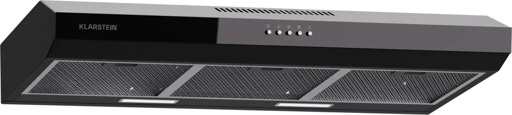 Hotte aspirante casquette 90cm Klarstein Contempo 90 évacuation air