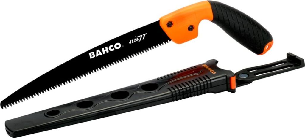 Bahco Astsäge mit 2-Komponenten-Griff und Holster für Arbeiten im Obst-, Wein- und Landschaftsbau, 5 ZpZ, 9 1/2