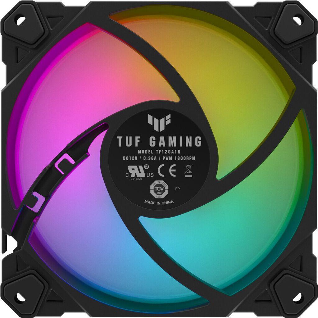 Ventola ASUS TUF GAMING TF120, 120 mm, 1900 giri/min, ARGB Immagine del prodotto 