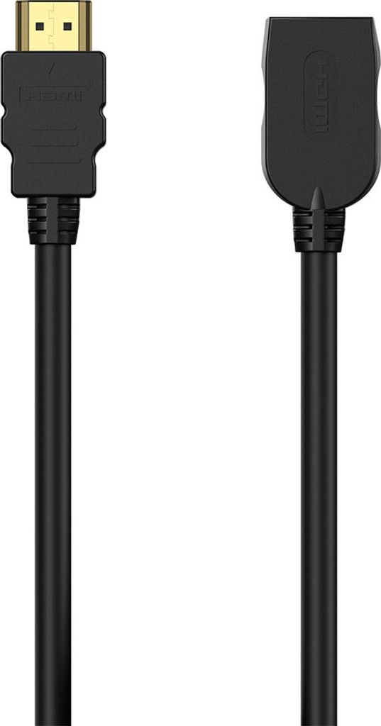 Hdmi-Verlängerungskabel aisens a120-0544/ hdmi male - hdmi female/ 1m/ schwarz