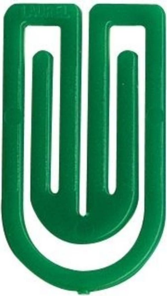 Büroklammern King Klip 32mm VE=30 Stück grün