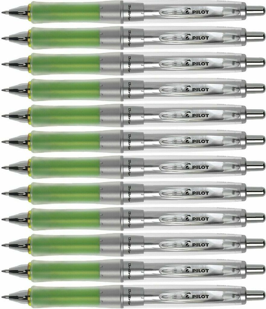 Pilot Kugelschreiber Dr. Grip Equilibrium 12er-Set grün