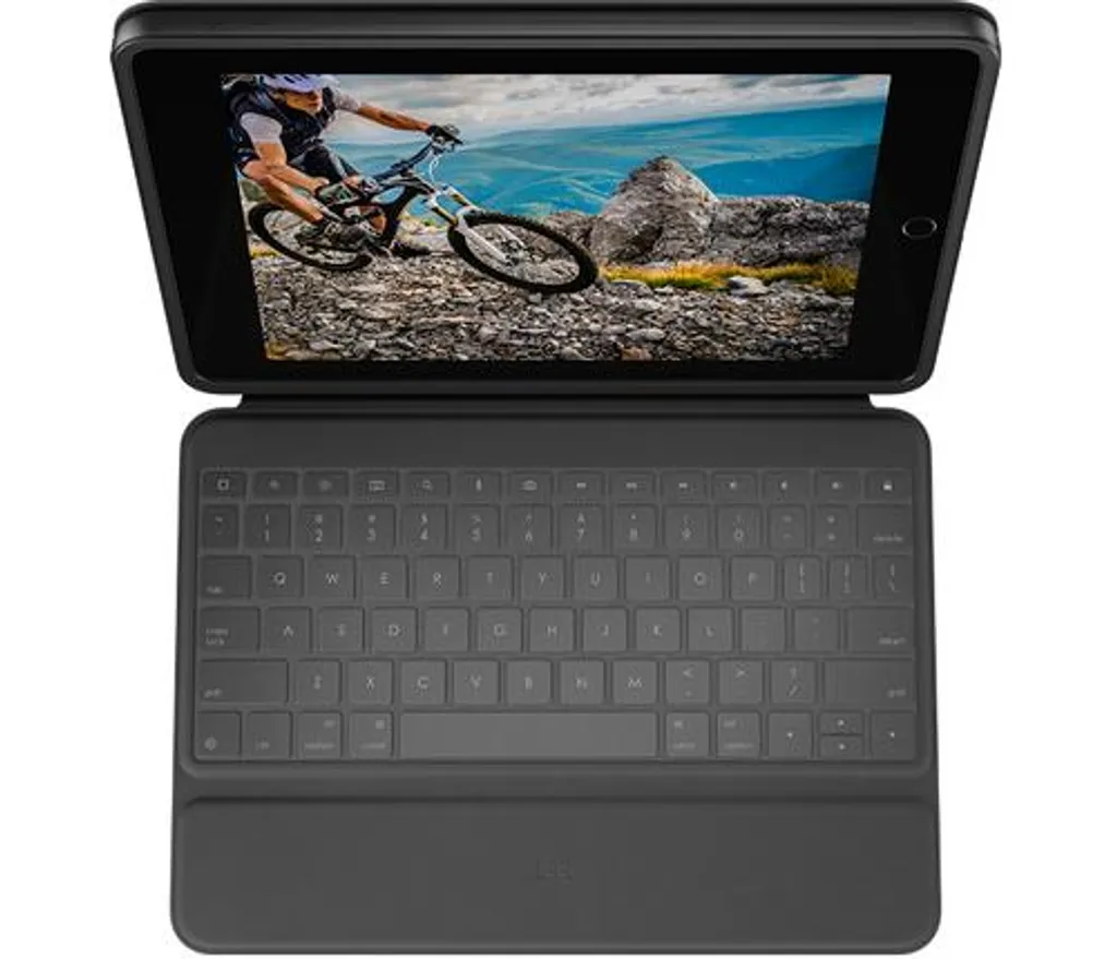 Étui Clavier Logitech Rugged Folio pour Apple iPad 10.2 Pan-Nordic Noir