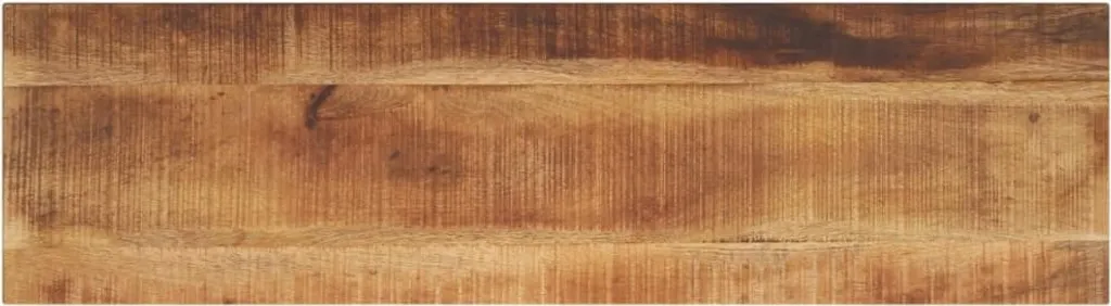 Top Tavolo Mango Massiccio 120x40 - Finitura Grezza Industriale