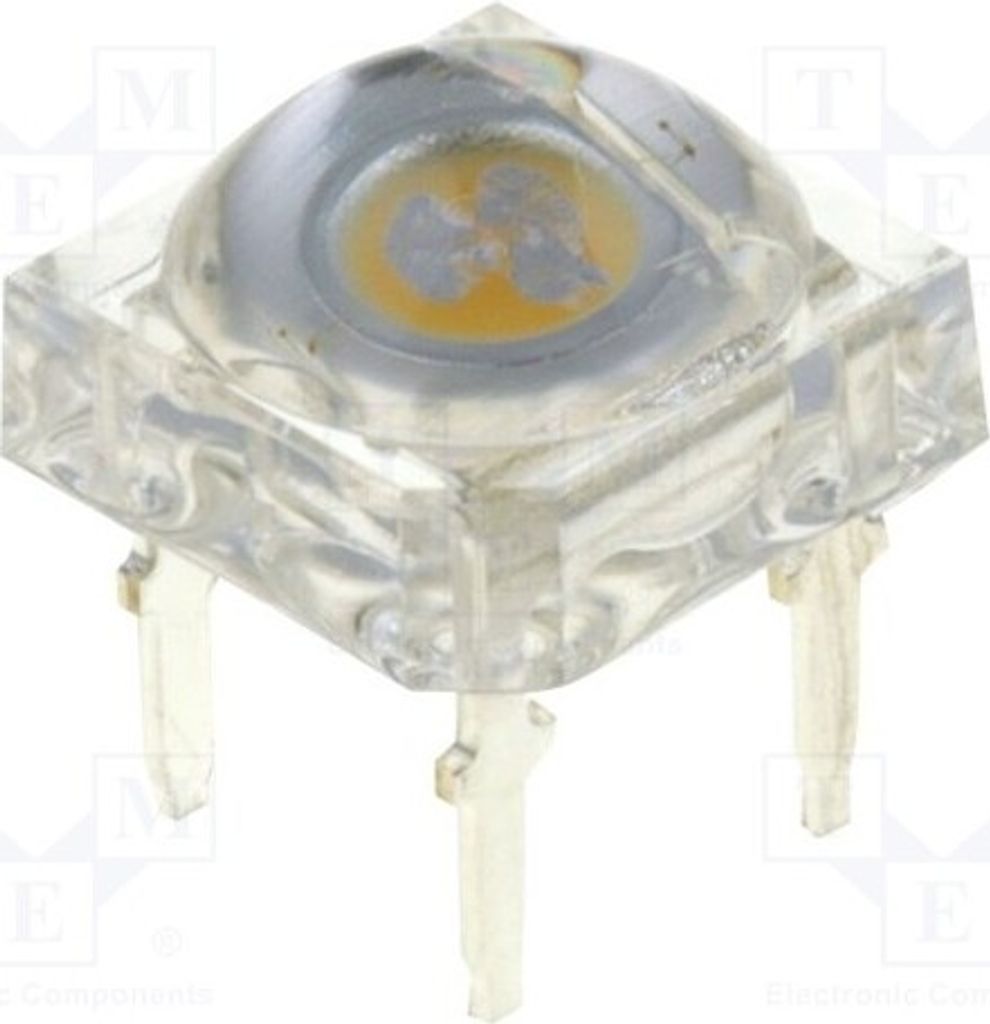 2x LED Super Flux warmweiß 130° 1560÷2180mcd 7,62x7,62mm 30mA OSM54LZ5D1P LED Dio