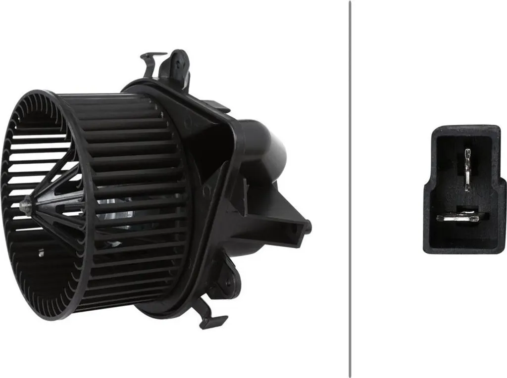 Ventilateur d'habitacle 180W haute puissance 2 pôles pour DOBLO