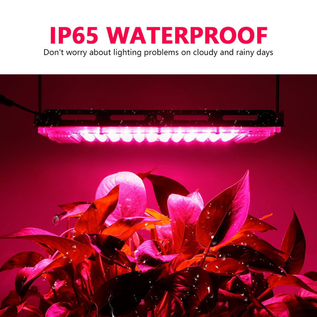 100W LED Pflanzenlampe Vollspektrum Lamp für Garten Zimmerpflanzen Grow Light AT 