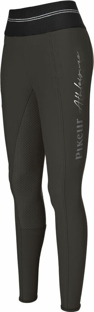 PIKEUR GIA ATHL. GR Damen Reithose / Vollbesatz GRIP blackolive Basic, Größe:88