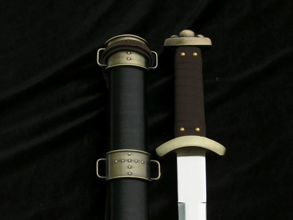 Épée Viking Réaliste 87 cm - Solution de Décoration Murale Authentique