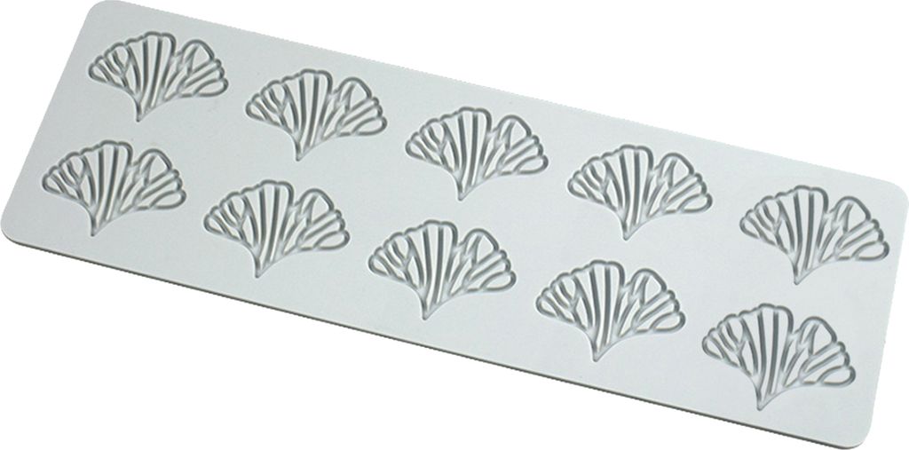 Silikonform für Fondant-Spitze, Ginkgoblatt, leicht zu reinigen, sicher und langlebig, Fondantform für künstlerische Süßwaren