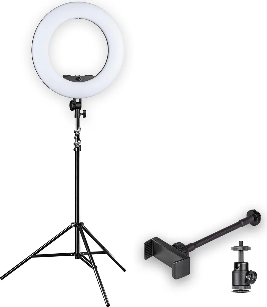 Kit Éclairage Vidéo LED 60W Ring Light pour Streaming et Vlogging Pro