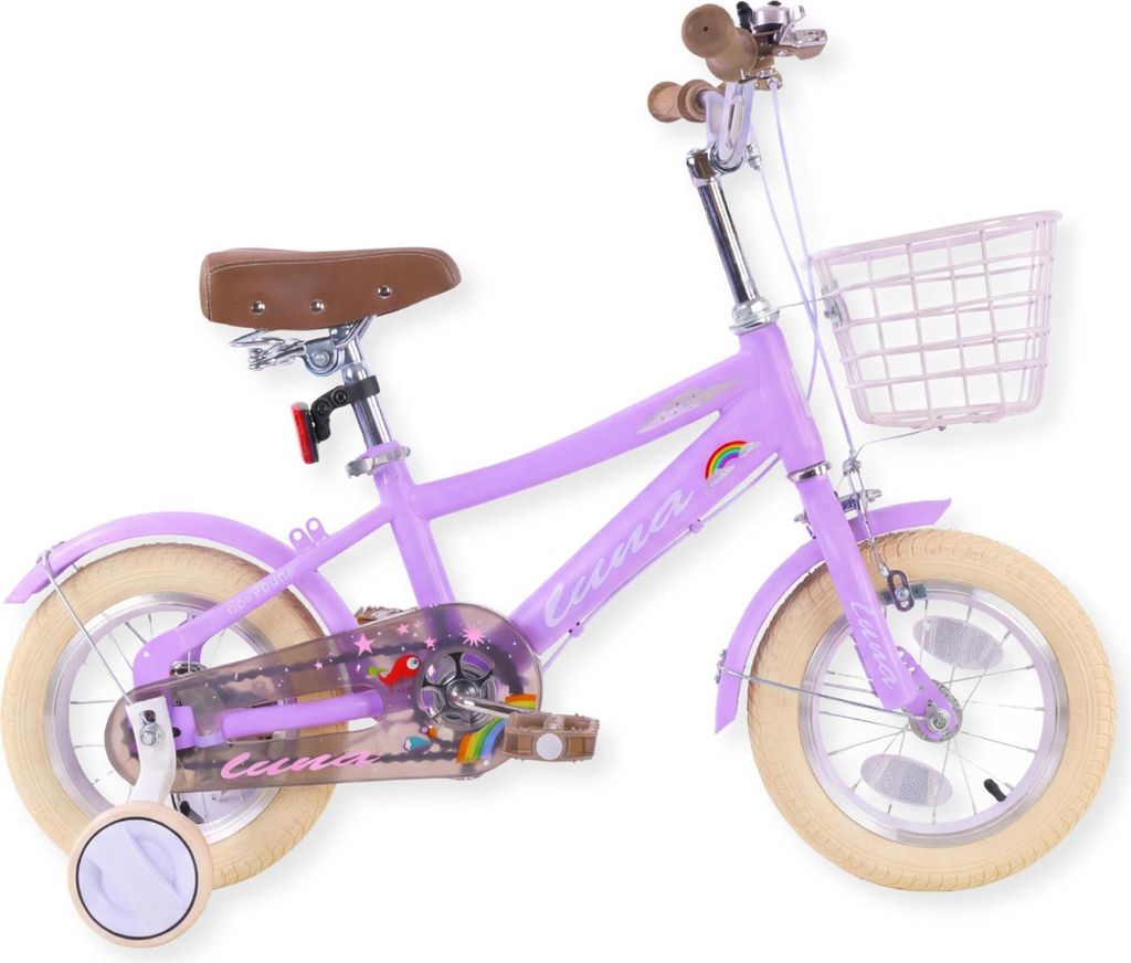 Buxibo - Vélo d'enfant pour fille - Luna - 12 pouces - Lila Image du produit 