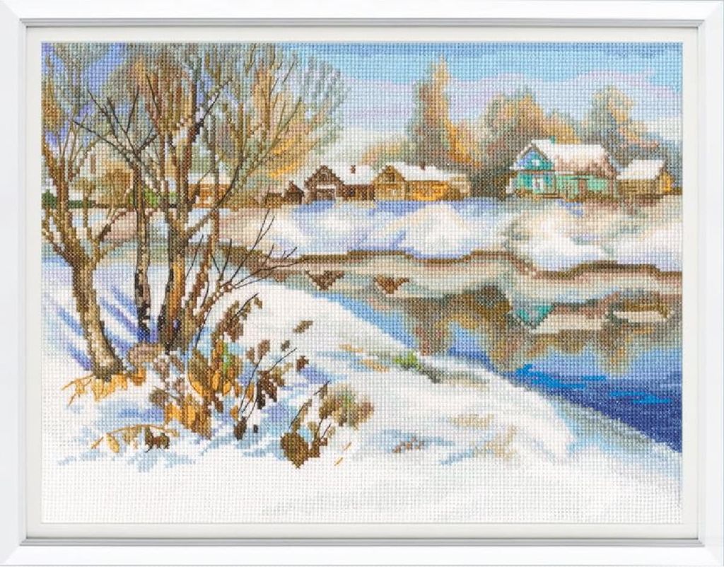 RTO gezählter Kreuzstich Kit "Sonniger Tag", 30x22,5cm