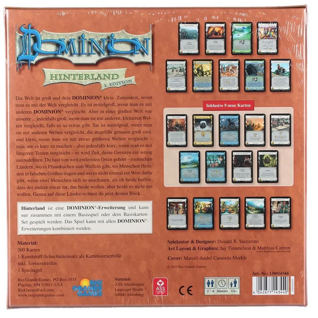 Extension Jeu de Société Dominion Hinterland Seconde Édition Stratégie - 3
