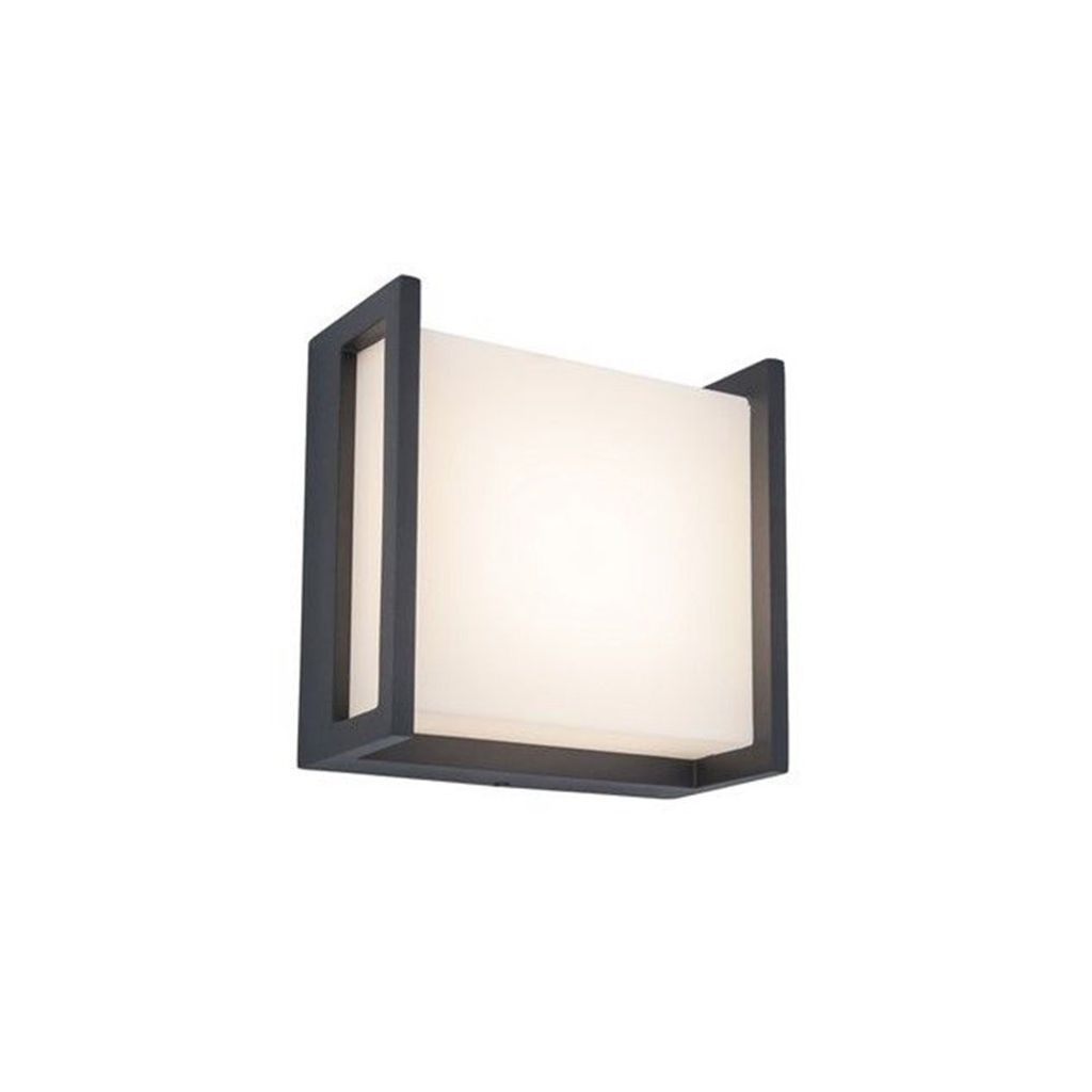Lutec LED applique da esterno Qubo IP54 antracite Immagine del prodotto 